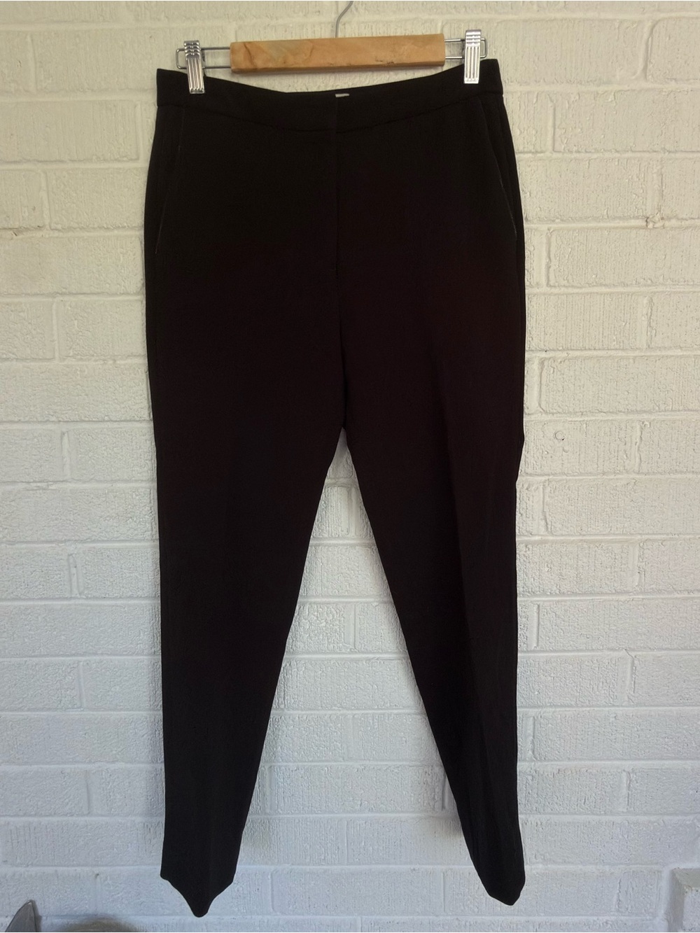 Sandro Black Slim Tapered Women's Trousers